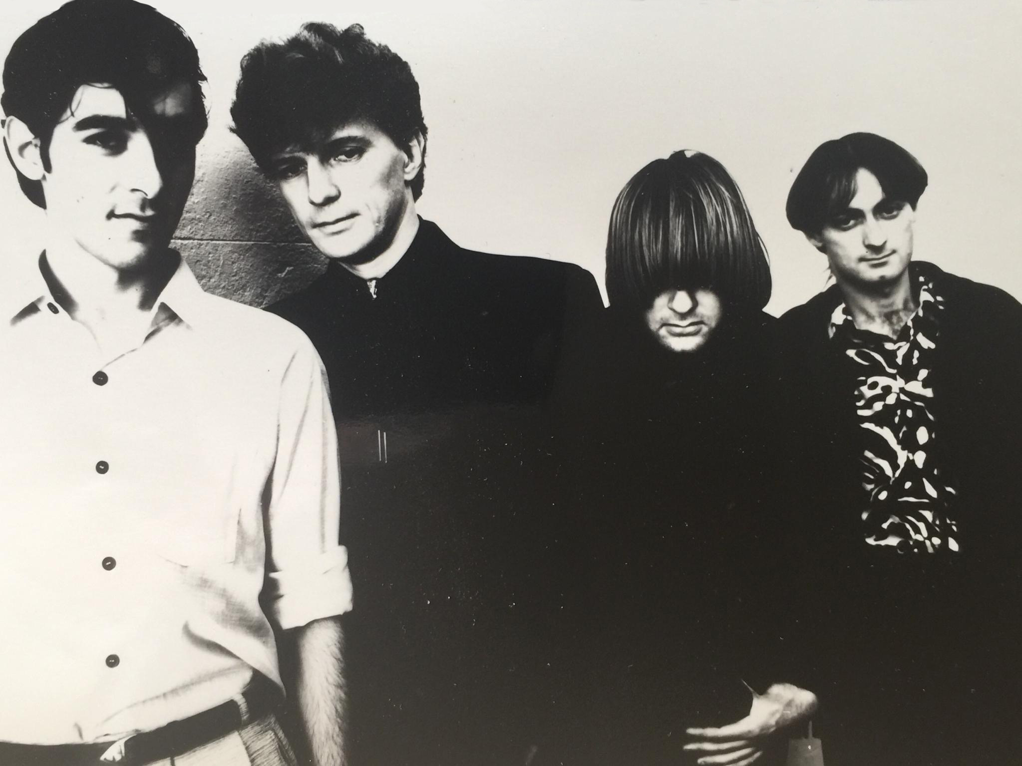 le Hoodoo Gurus portrait by Sandy Edwards